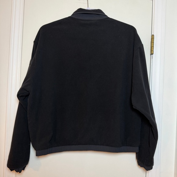 Vuori Black Fleece Quarter Zip Pullover Athletic Sweatshirt Women's Size M - Picture 6 of 8